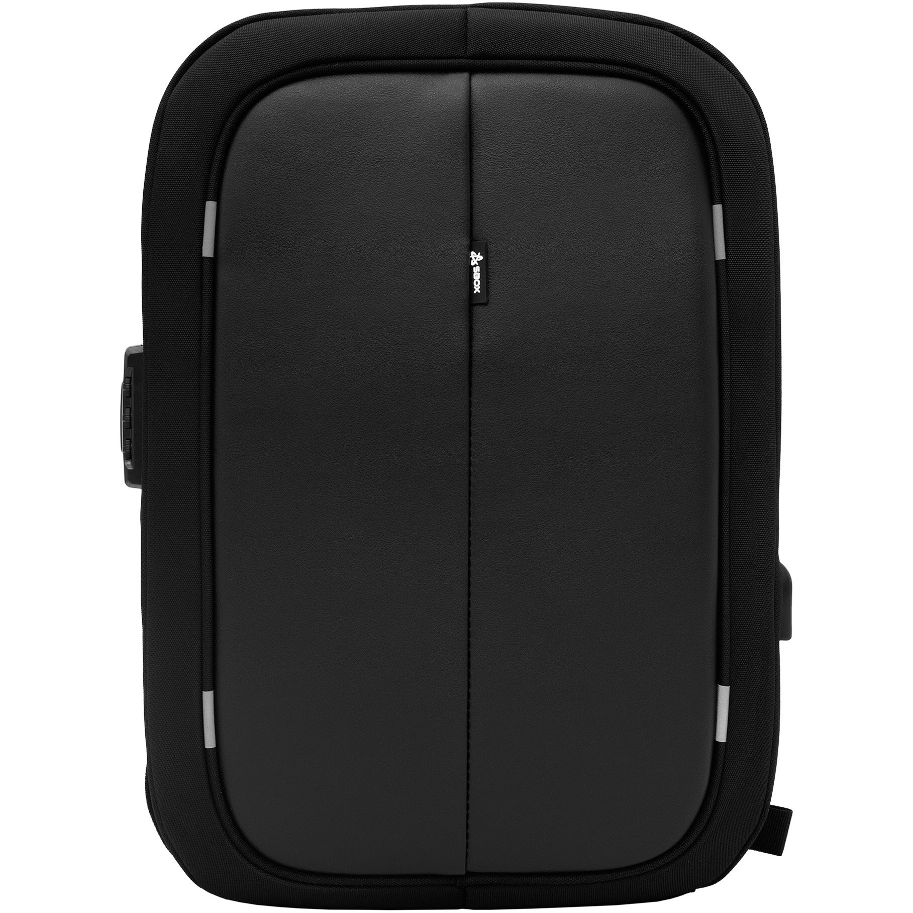 Rucsac Laptop Sbox CASABLANCA, Compartiment Laptop max. 15.6", Anti Theft Buzunar Ascuns pe Spate si Cifru, Spate si Bretele Captusite, Rezistent la apa, Dimensiuni 44 x 31 x 10 cm, Negru