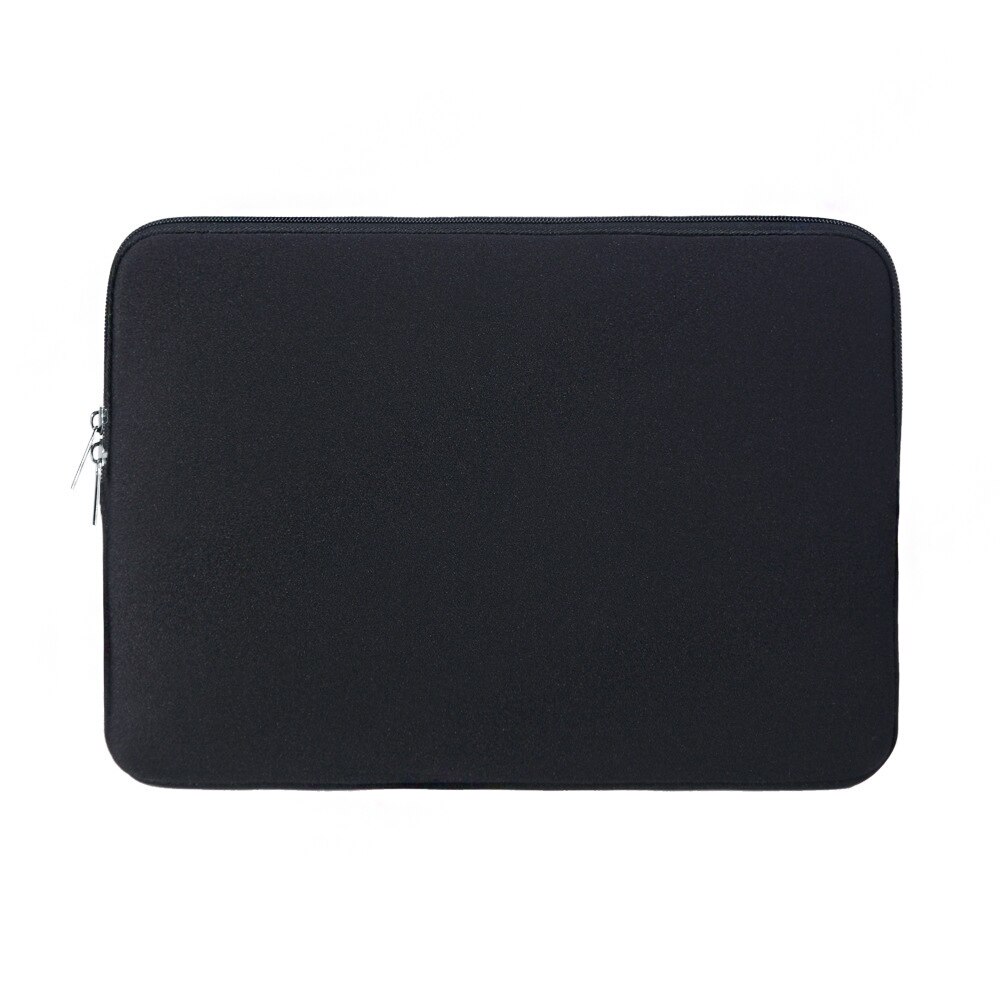 Husa laptop, compatibila MacBook 13.6 M2/13.3 Air Pro, protectie multi-strat, fermoar, negru