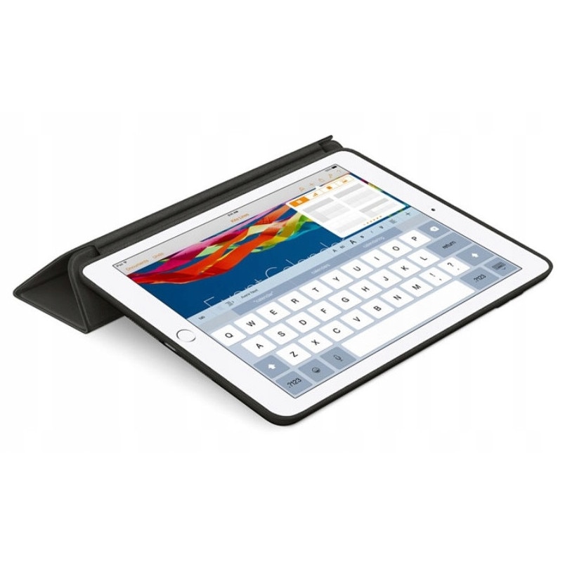 Husa tableta EtuiTab pentru Apple iPad Air 1, ecologica, cu functie suport, acces usor la butoane, culoare neagra