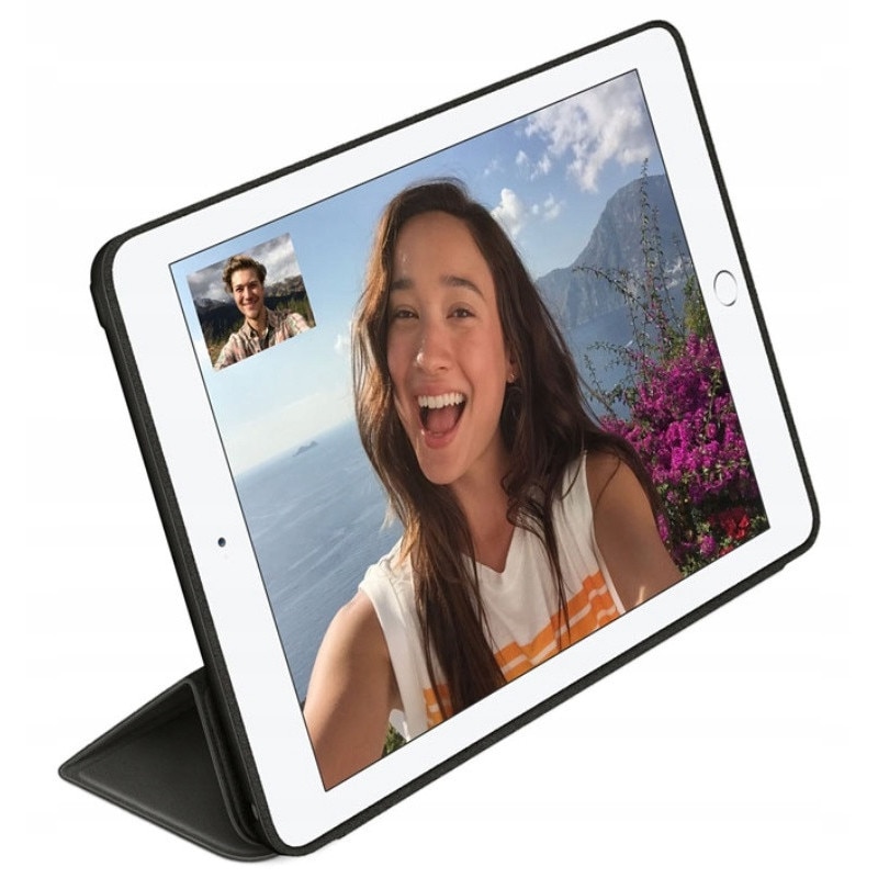 Husa tableta EtuiTab pentru Apple iPad Air 1, ecologica, cu functie suport, acces usor la butoane, culoare neagra