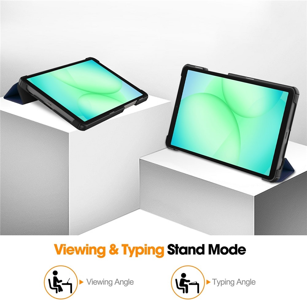 Husă tableta, Accesorio Fold Pro, culoare albastră, protecție 360, compatibilitate Samsung Galaxy Tab A11/A9