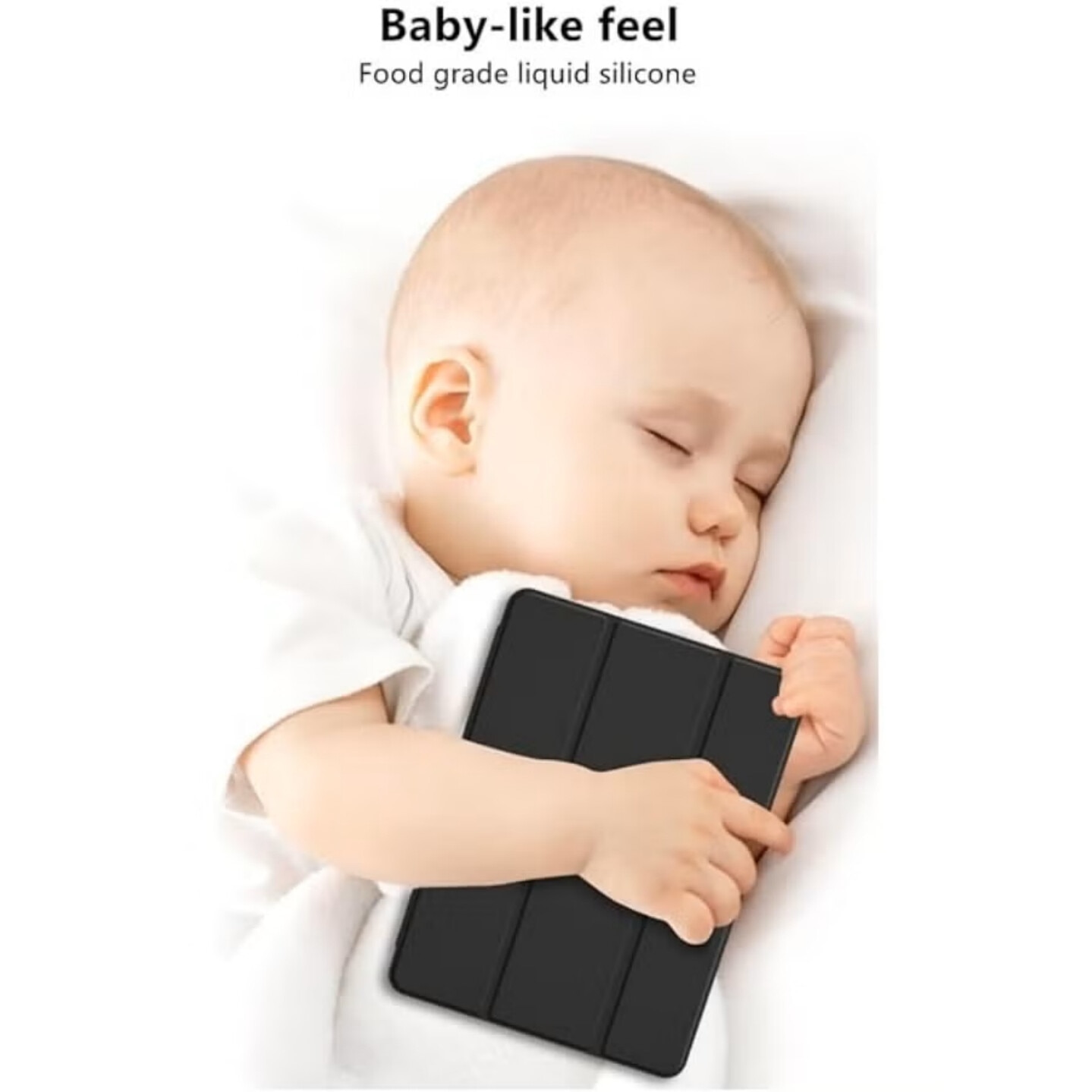 Husa tableta, Samsung Galaxy Tab S9 FE, auto sleep/wake, unghiuri de vizionare, neagra