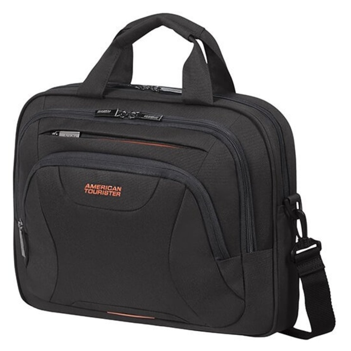 Geanta laptop, American Tourister, At Work, 14.1" Negru