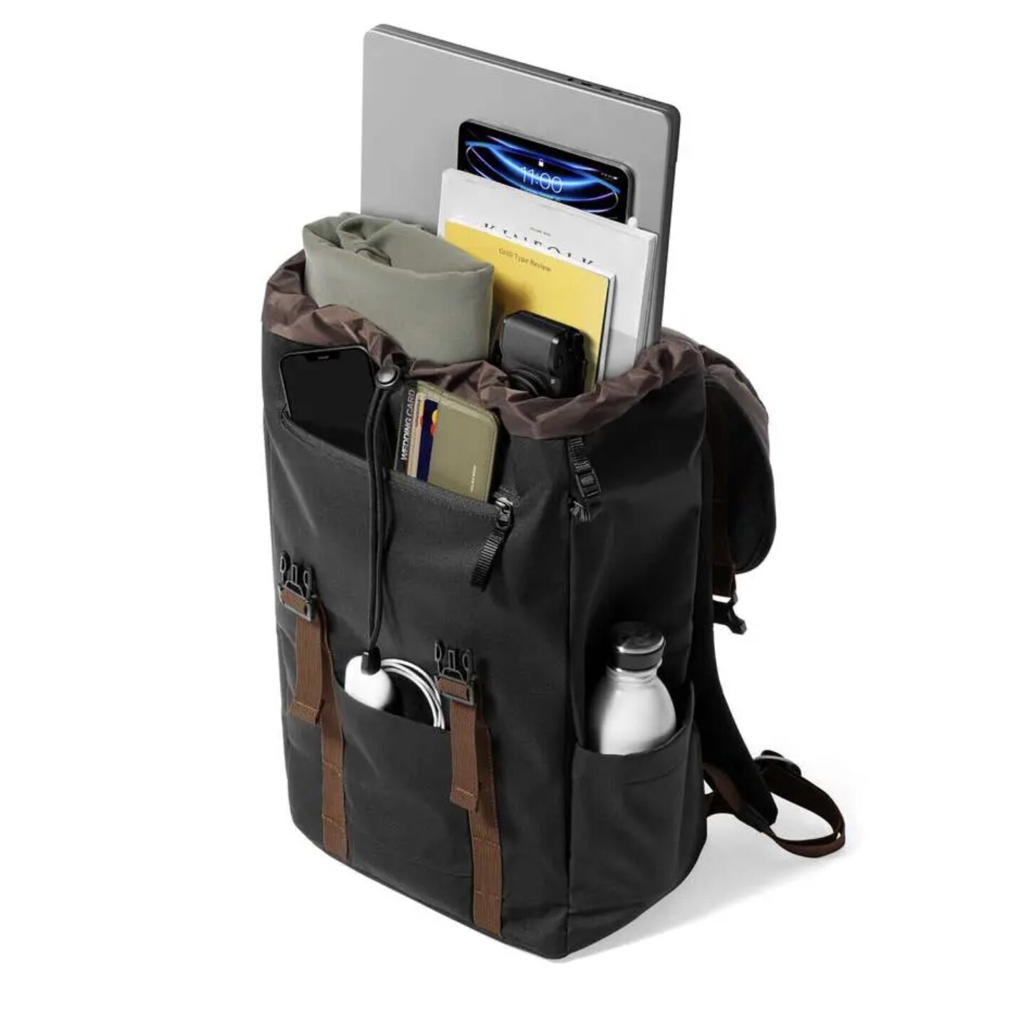 Rucsac pentru laptop, TA1 22L, 15.6 inchi, TomToc, Negru