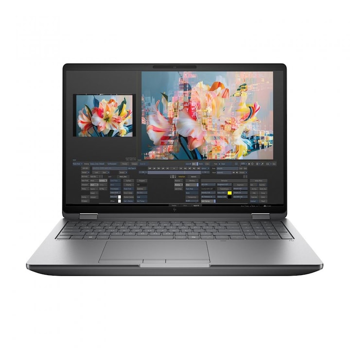 Laptop HP Zbook 16 Fury G1I, 16 inch WQXGA, Intel Core Ultra 9-285HX, 64 GB RAM, 2TB SSD, NVIDIA RTX PRO 3000 Blackwell, 12 GB GDDR7, Windows 11 Pro, Argintiu (INT Keyboard)