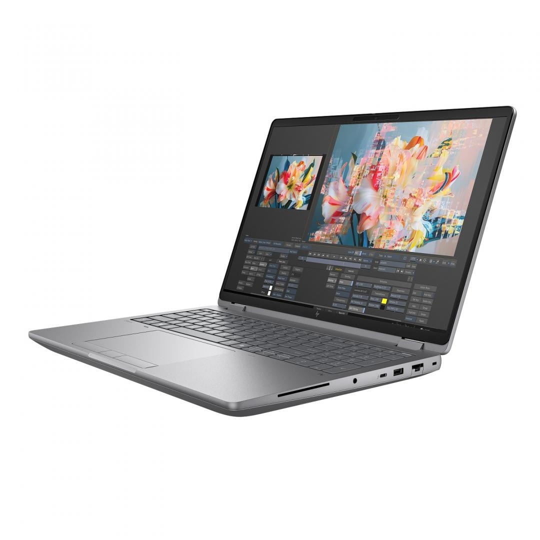 Laptop HP Zbook 16 Fury G1I, 16 inch WQXGA, Intel Core Ultra 9-285HX, 64 GB RAM, 2TB SSD, NVIDIA RTX PRO 3000 Blackwell, 12 GB GDDR7, Windows 11 Pro, Argintiu (INT Keyboard)