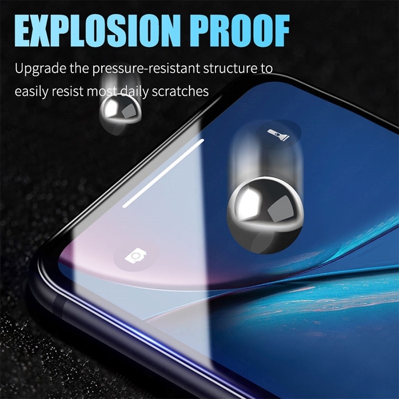 Folie Protectie Ecran pentru Apple iPhone 16 Pro Max, 9D Ceramic, Margini negre