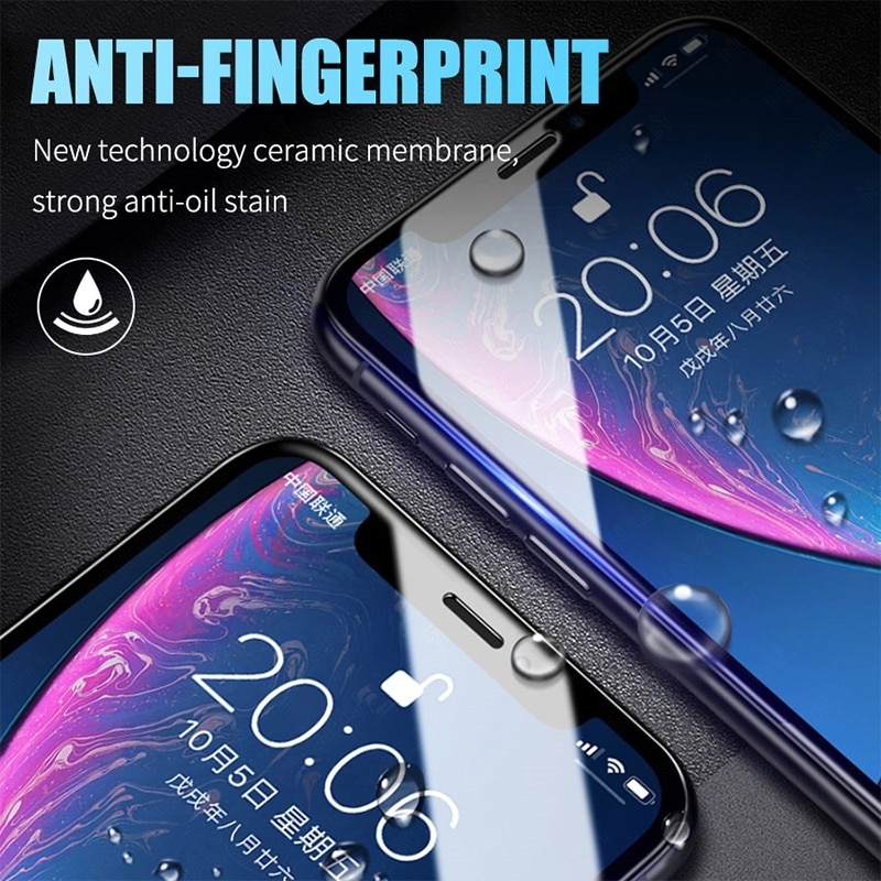 Folie Protectie Ecran pentru Apple iPhone 16 Pro Max, 9D Ceramic, Margini negre