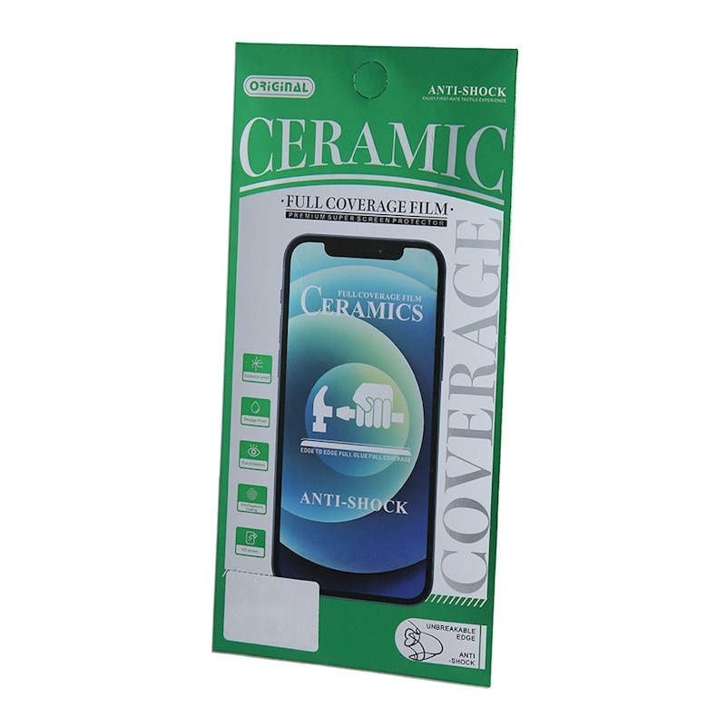 Folie Protectie Ecran pentru Apple iPhone 16 Pro Max, 9D Ceramic, Margini negre