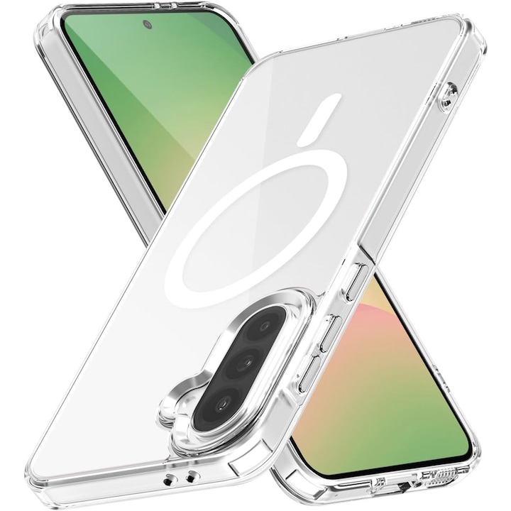Husa Antisoc pentru Samsung Galaxy A36/A56, SZGULAIKE, Colturi Intarite, Montare Usoara, 6.7", Transparent