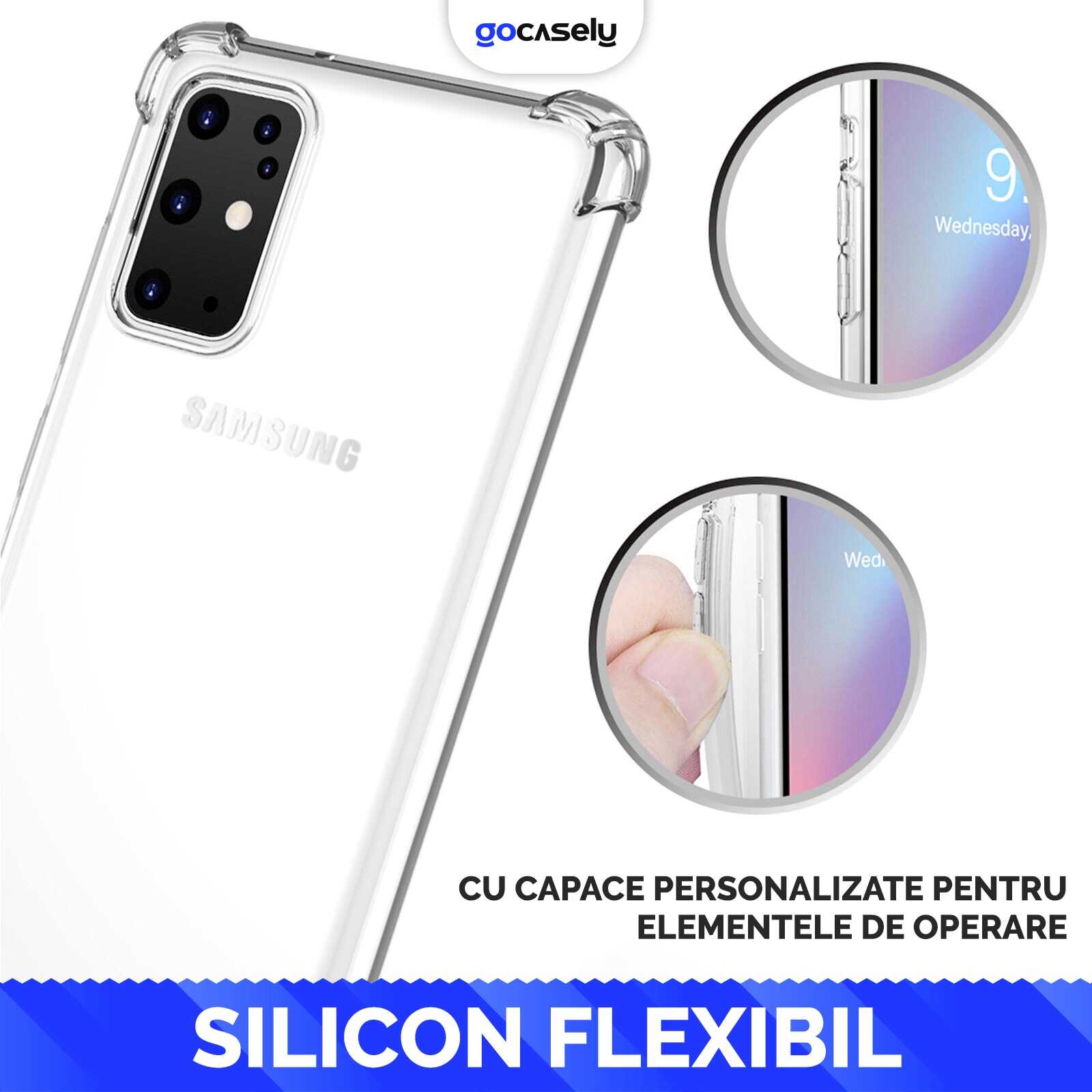 Husa de protectie TPU pentru Samsung Galaxy S20 FE / S20 FE (5G) / S20 Lite / S20 Fan Edition, Transparenta, Antisoc, Protectie colturi, Rezistenta la impact, Slim 1mm, Colturi intarite