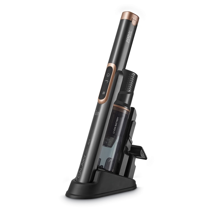 Aspirator de mana G7 14.8V, 2200mAh, Slim 4in1, Matura de mana si Stick, Motor BLDC de 200 W, Autonomie: 35 minute, Capacitate: 500 ml si filtru HEPA detasabil si lavabil