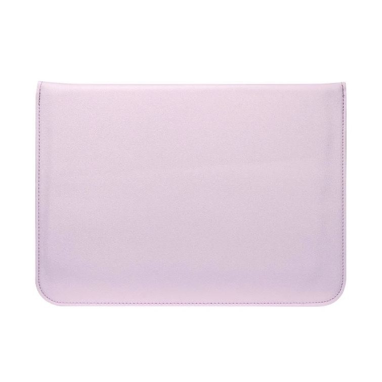 Husa din Piele pentru Macbook Air/Pro, Capac cu Magnet, Ecran 13-14 inch, Roz