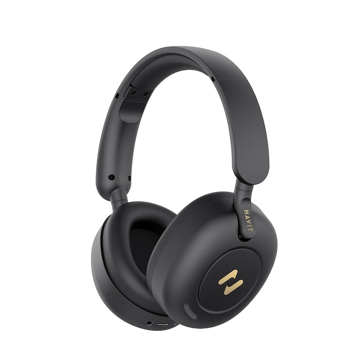 Casti Havit H655BT, Bluetooth, Wireless, Negru