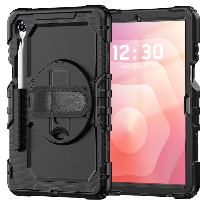 Carcasa Tech-Protect Solid compatibila cu Samsung Galaxy Tab S11, 11 inch, Negru