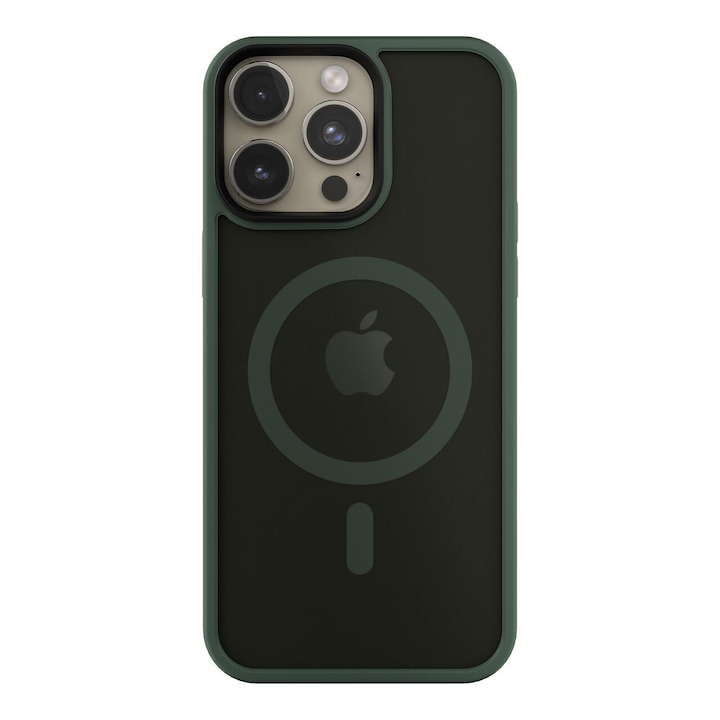 Husa de protectie Next One Mist Shield Case pentru iPhone 15 Pro Max, MagSafe Compatible, Pistachio