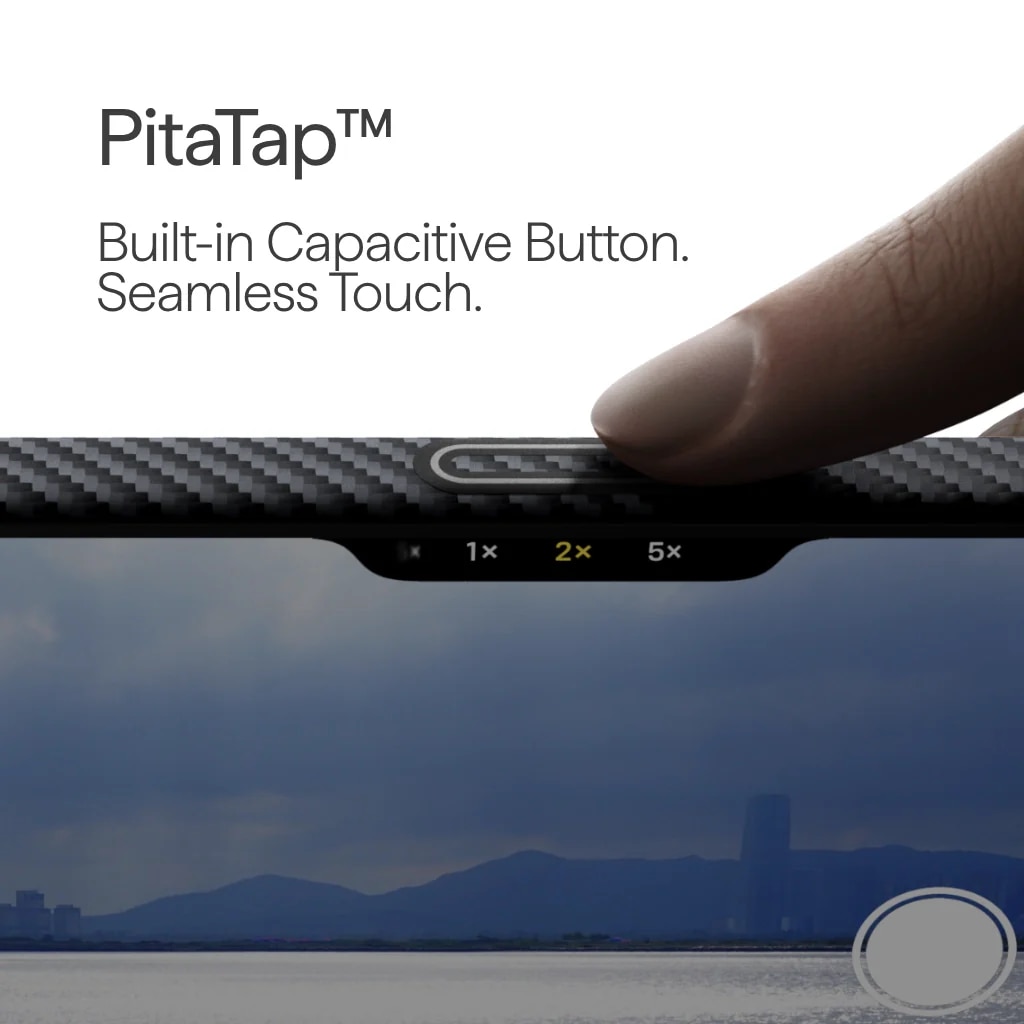 Husa de protectie Pitaka MagEZ 7 Ultra-Slim Aramida Magsafe pentru iPhone 17, Negru / Gri