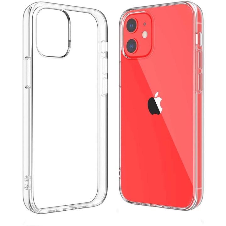 Husa de protectie din silicon Transparenta pentru iPhone 12
