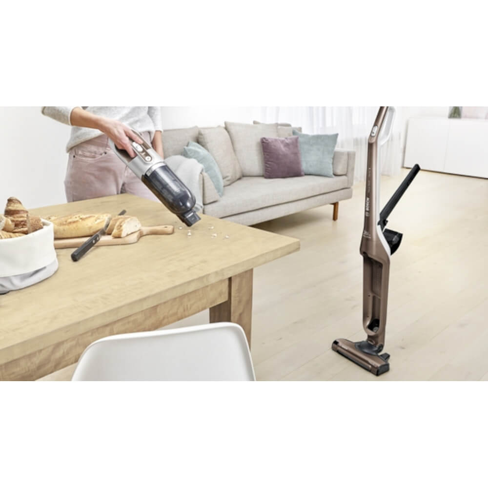 Aspirator vertical multifunctional 2in1 Bosch BCH3K2852, 0.4 L, 25.2 V, Li-Ion, Autonomie 55 min, Maro