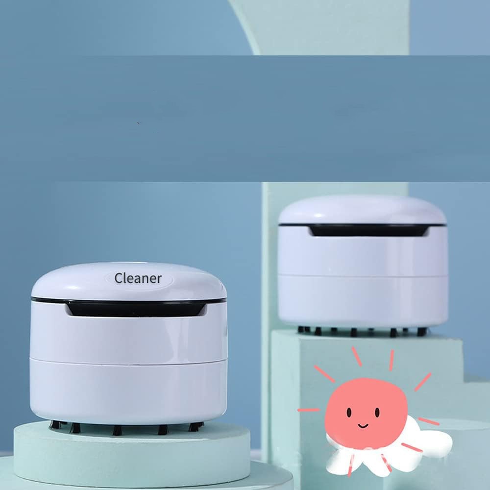 Aspirator Portabil FONIX DeskClean Mini Line, Compact, Alb, Funcționare pe Baterii
