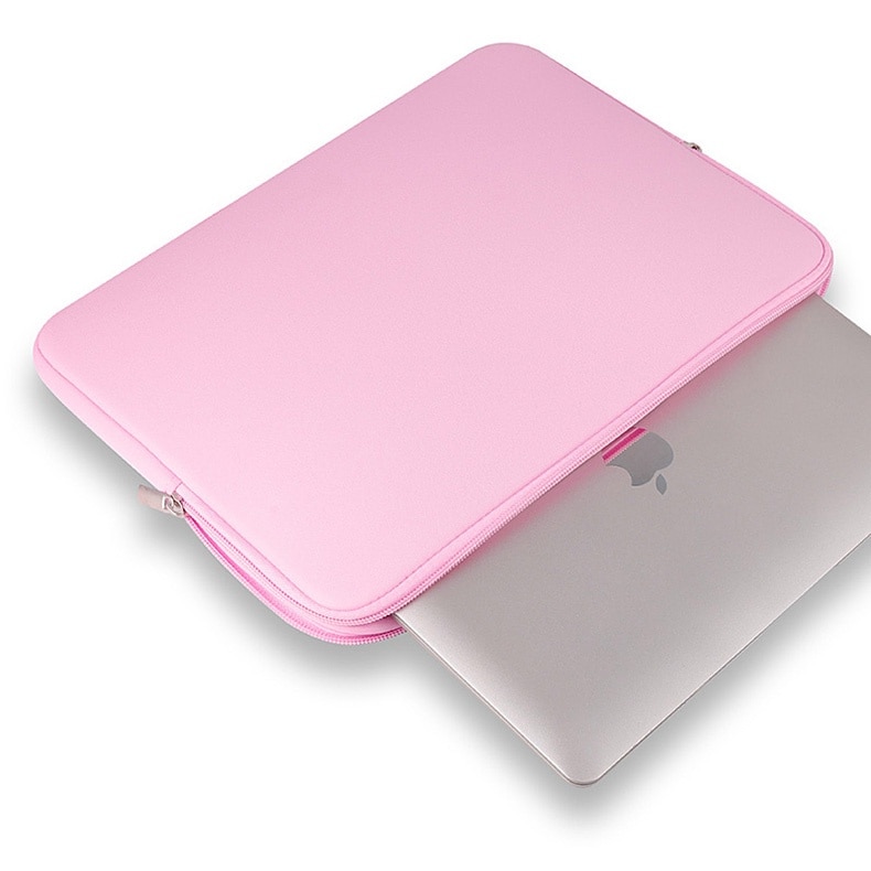 Husa laptop, Hurtel, Poliuretan, 15.6", Roz