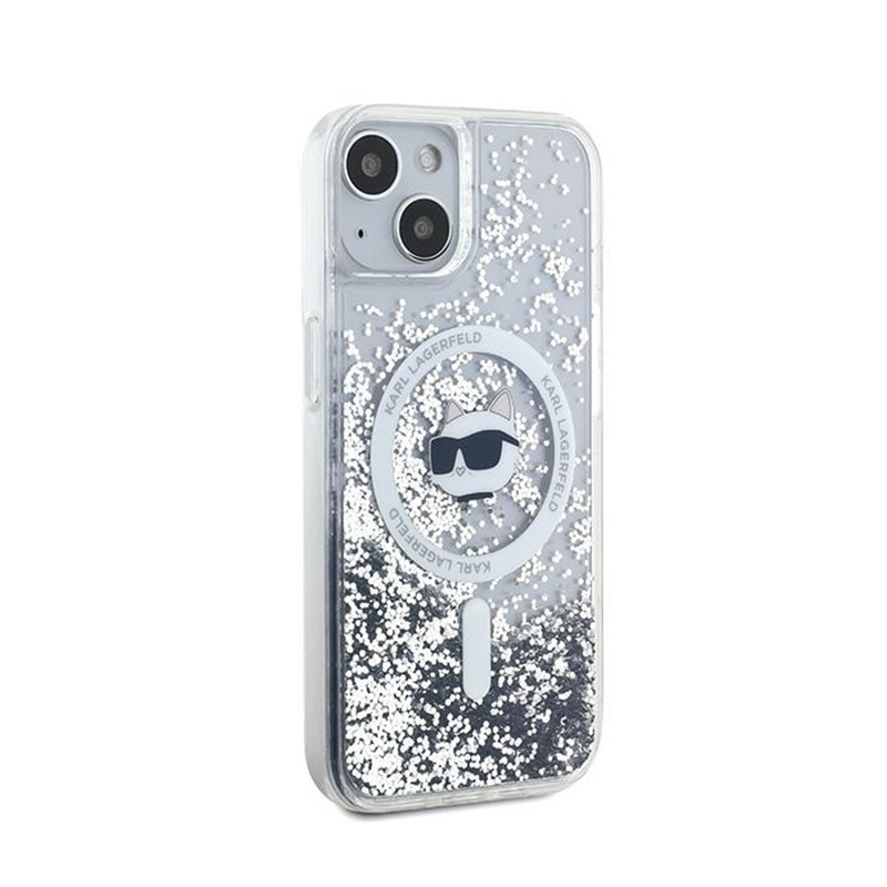 Husa de protectie pentru iPhone 13/14/15, Karl Lagerfeld, TPU, Transparent