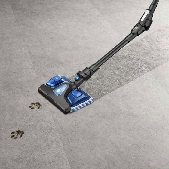 Aspirator vertical Rowenta X-Force Flex 9.60 Aqua RH20C0WO, 0.4 L, 250 W, Gri/Albastru