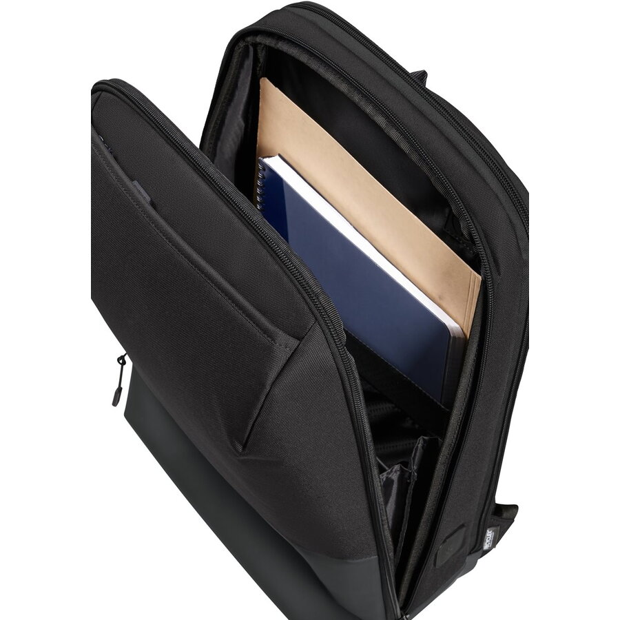 Rucsac laptop StackD Biz, Samsonite, Poliester/Poliuretan, 15.6 inch, Negru