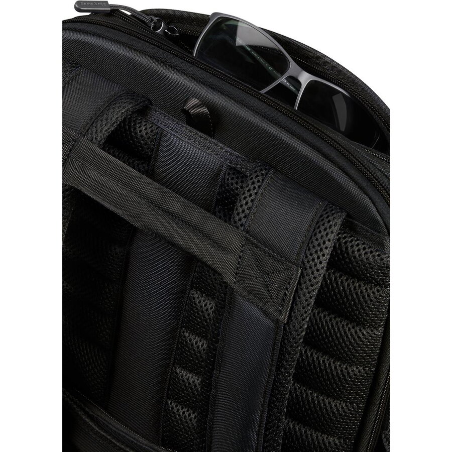 Rucsac laptop StackD Biz, Samsonite, Poliester/Poliuretan, 15.6 inch, Negru