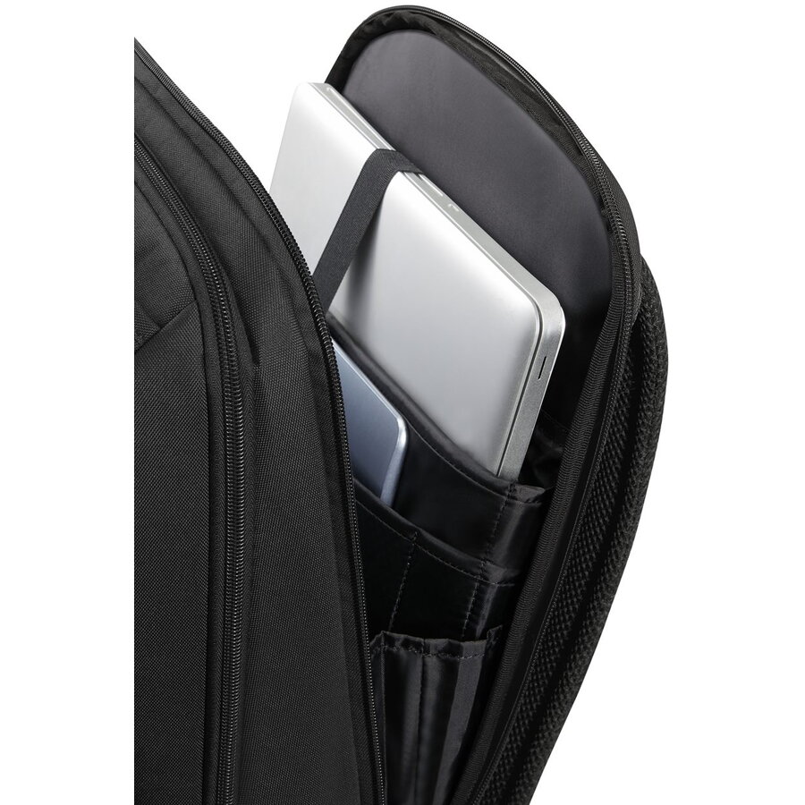 Rucsac laptop StackD Biz, Samsonite, Poliester/Poliuretan, 15.6 inch, Negru