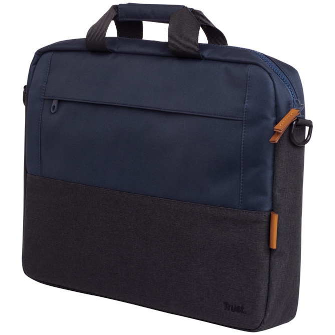 Geanta pentru laptop, Trust, Poliester, 16inch, Albastru/Negru