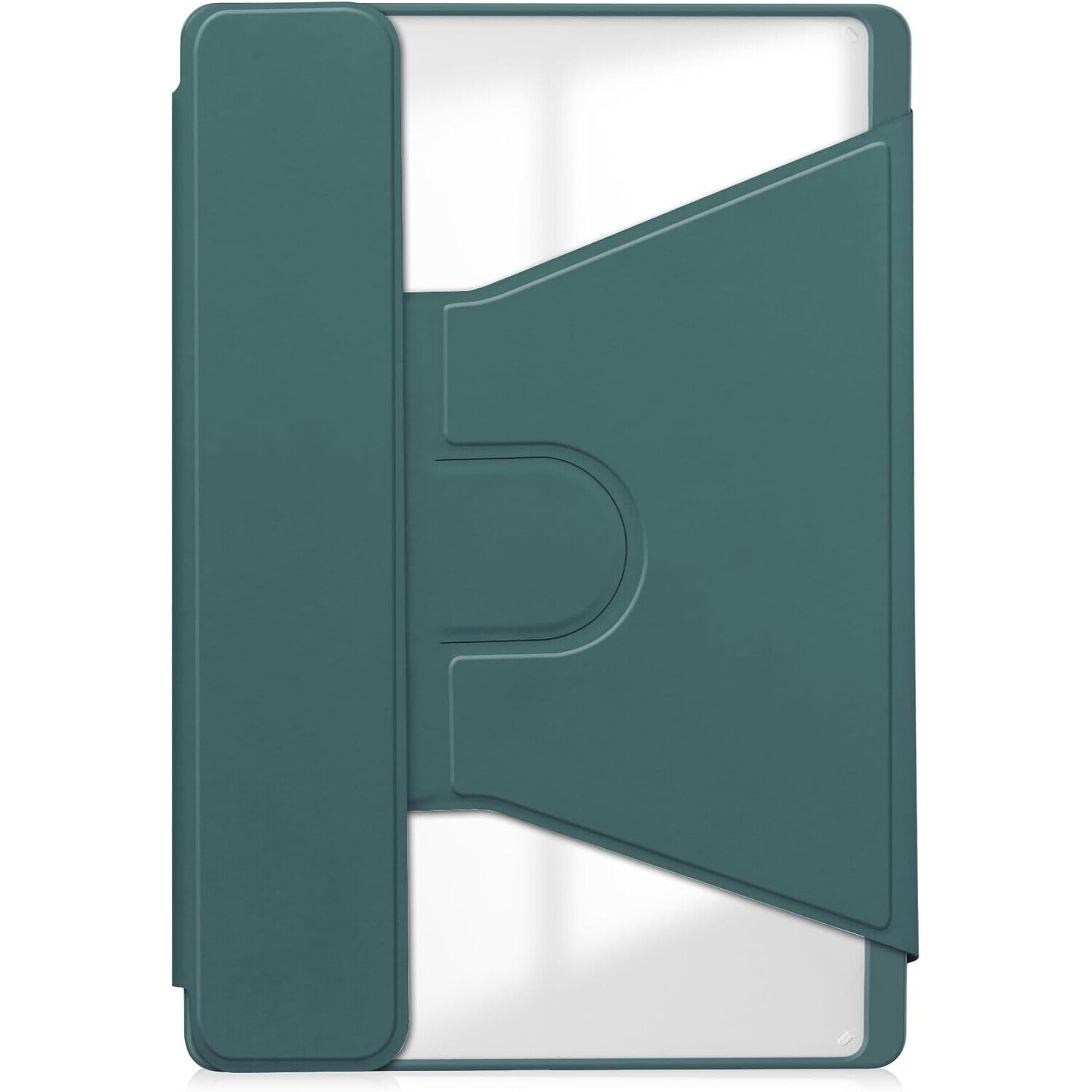 Pentru Lenovo Xiaoxin Pad 2024, 11-inch TB-331FC, Tab M11 11-inch 2023 TB-330FU, Premium PU Leather Folding Stand, piele transparenta, 360 de grade pivotant, inteligent Auto Sleep Wake cu Pen Holder caz de protectie, Albastru cerneala