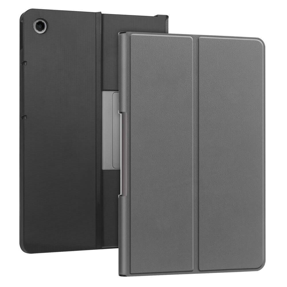 Husa tableta XGSM, pentru Lenovo Tab Plus, gri, cu functie de suport