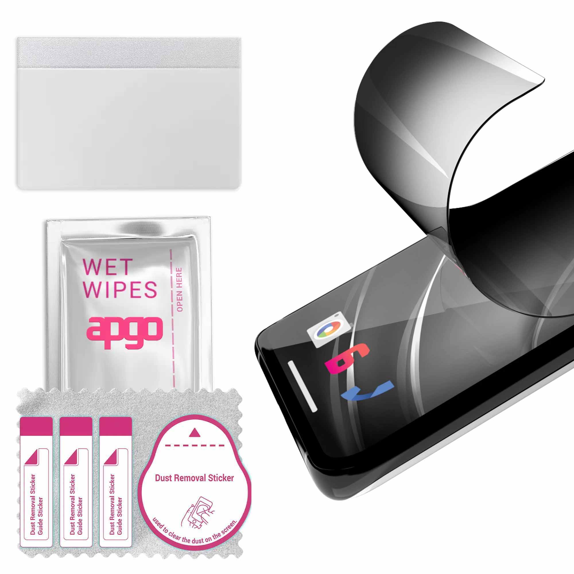 Sticla de protectie PRIVACY apgo pentru Xiaomi Poco F8 Ultra – sticla hibrid, full glue, flexible glass