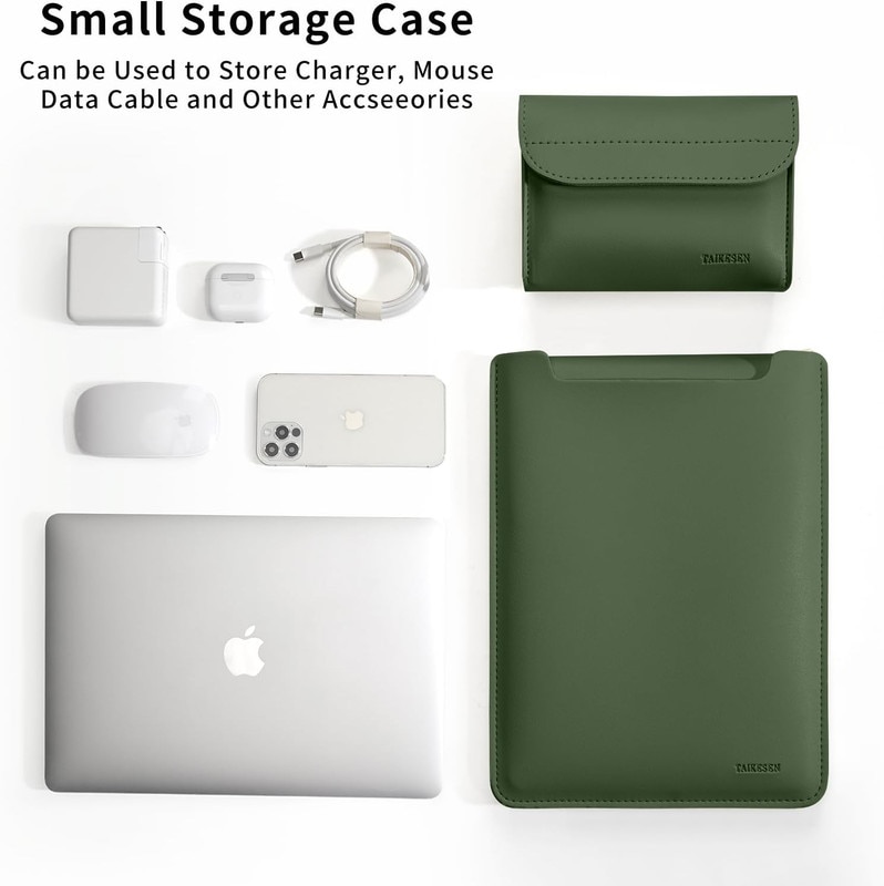 Husa pentru laptop potrivita pentru MacBook Air M4/M3/M2 13.6 inch / Pro / Max A3240 A3113 A2442 Pro 14, 13.5 Surface 5/4/3/2/1, 14-inch Dell Acer Chromebook / HP Stream / IdeaPad, cu husa mica pentru alimentare, negru