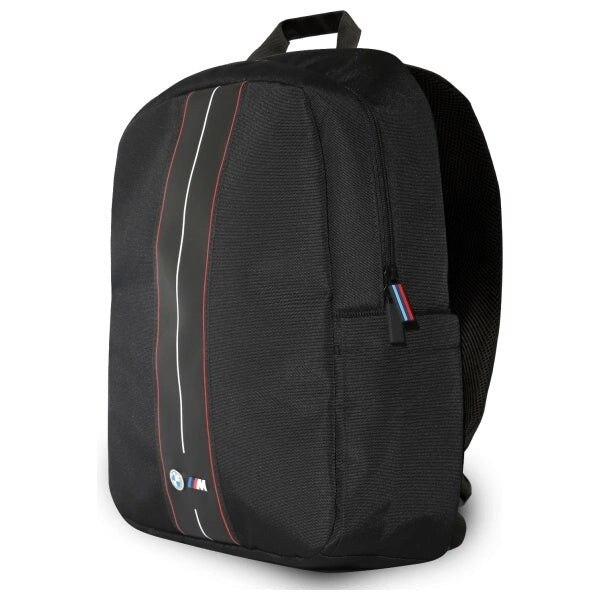 Rucsac BMW BMBP15COMPVSKR 16" negru/negru Nylon Red Stripe