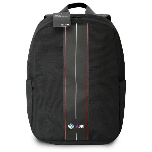 Rucsac BMW BMBP15COMPVSKR 16" negru/negru Nylon Red Stripe