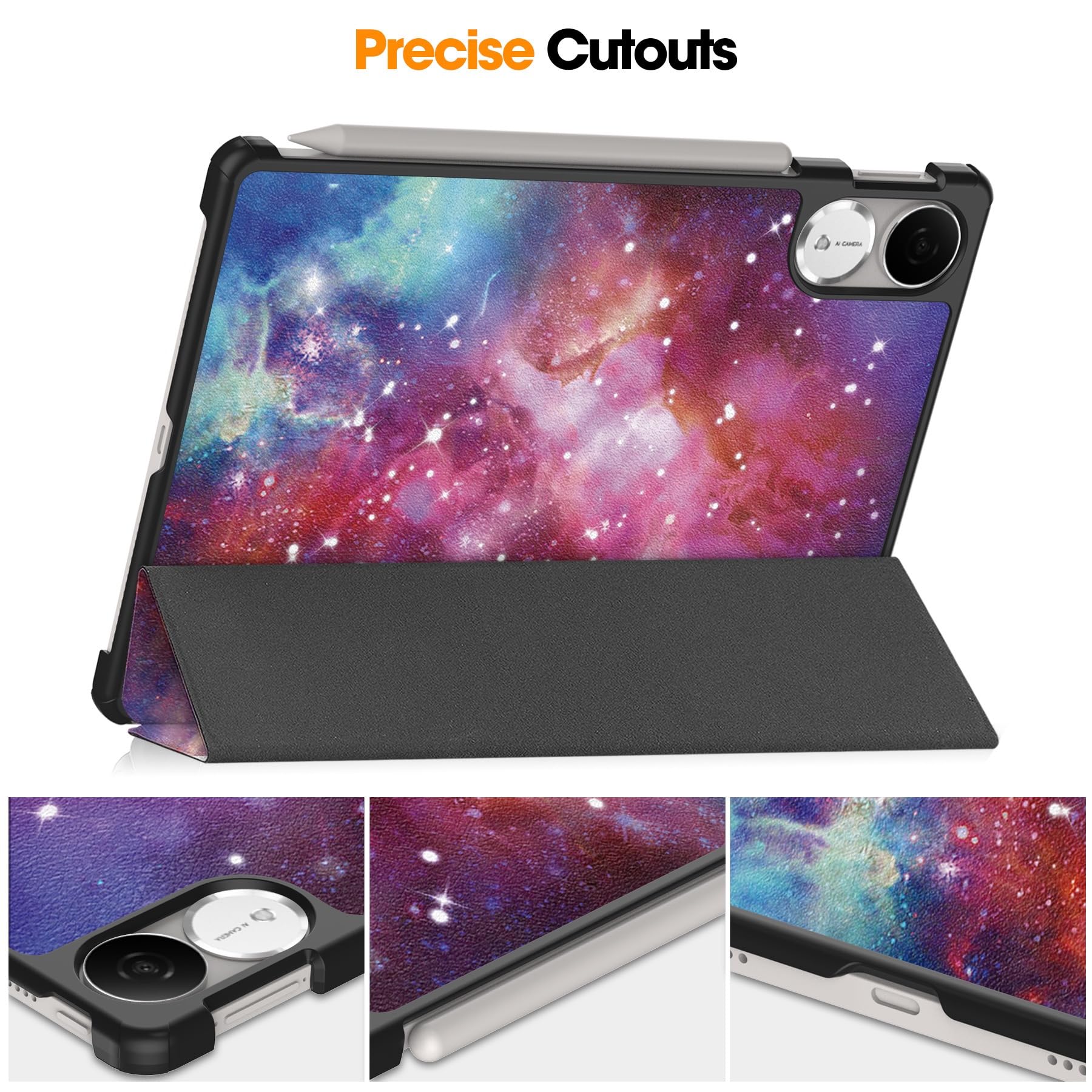 Husă pentru tabletă, Omelivon, Honor pad V9 11.5", multicolor, cu funcție sleep/wake