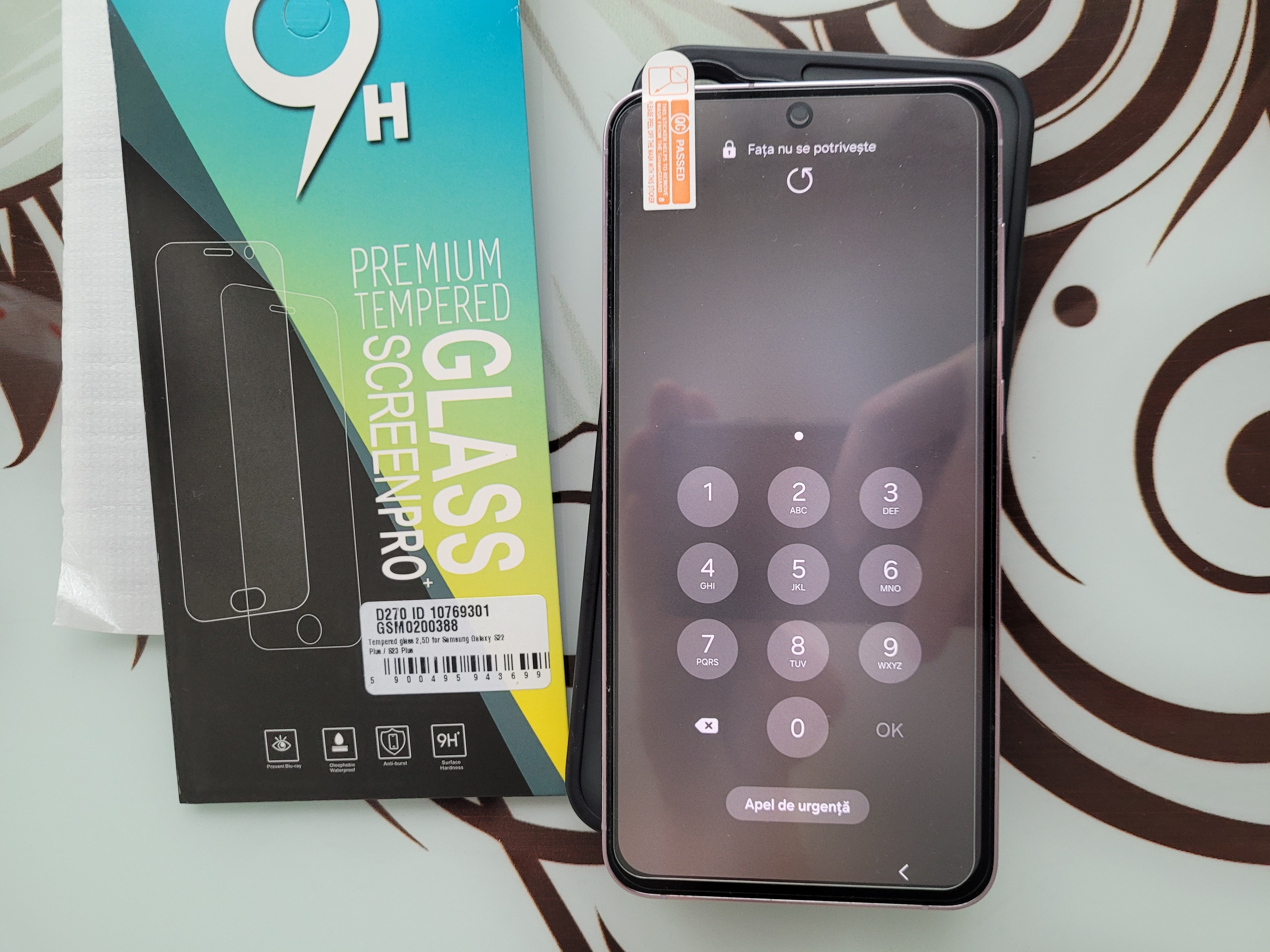 Folie sticla transparenta Envelope Tempered Glass 9H compatibila cu Samsung Galaxy S23 Plus