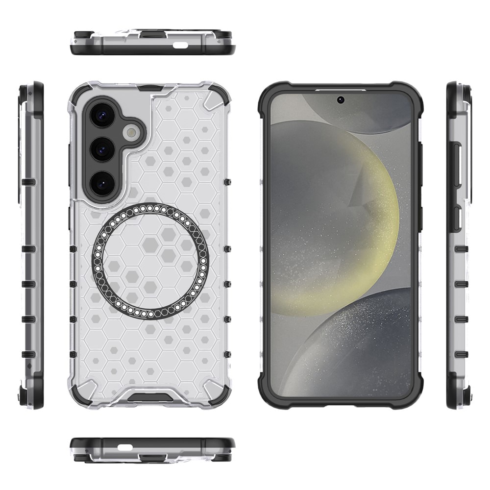 Husa compatibil cu Samsung Galaxy S23 Fe cu protectie spate si margini anti-soc, Transparent – Model Fagure