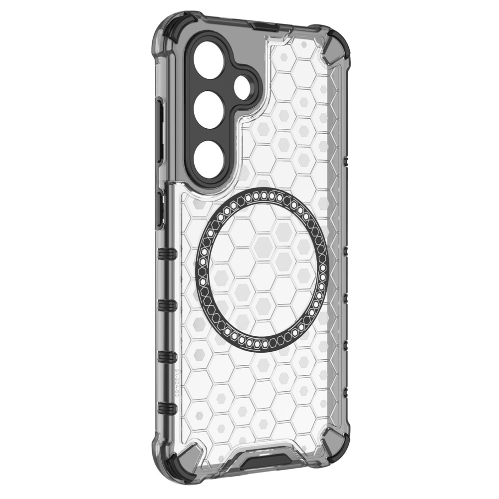 Husa compatibil cu Samsung Galaxy S23 Fe cu protectie spate si margini anti-soc, Transparent – Model Fagure