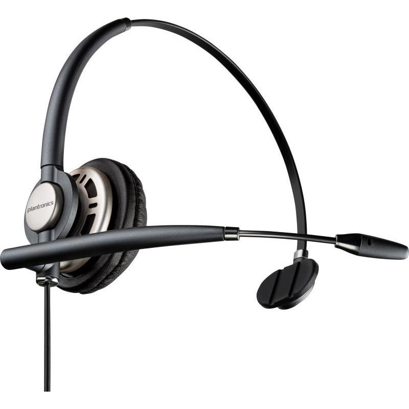 Casti Over the Ear Poly EncorePro HW710, cu fir, husa transport, negru, 0.89m