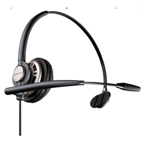 Casti Over the Ear Poly EncorePro HW710, cu fir, husa transport, negru, 0.89m