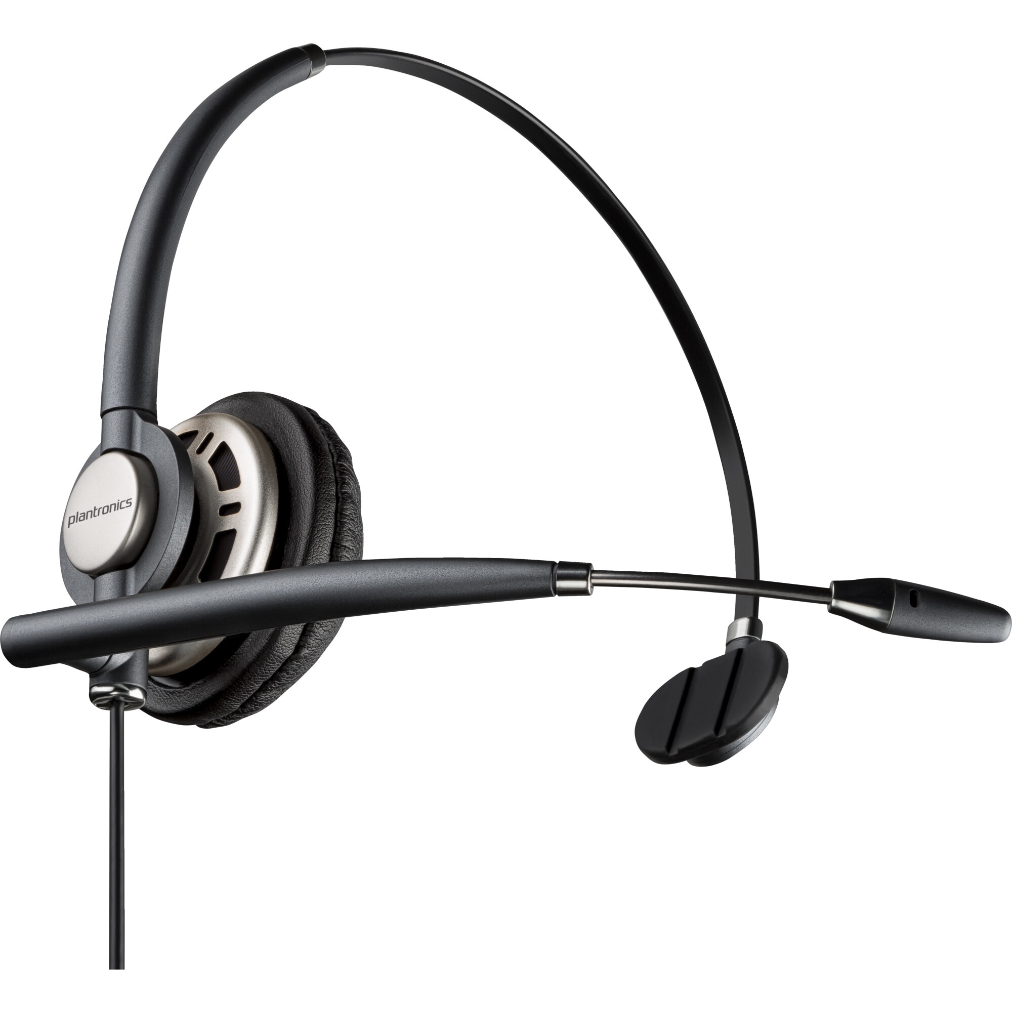 Casti Over the Ear Poly EncorePro HW710, cu fir, husa transport, negru, 0.89m