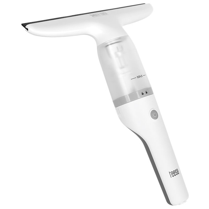 Aparat curatare ferestre Teesa SMOOTH TOUCH TSA5013, 360 ml, autonomie 40 minute, port de incarcare USB-C Alb