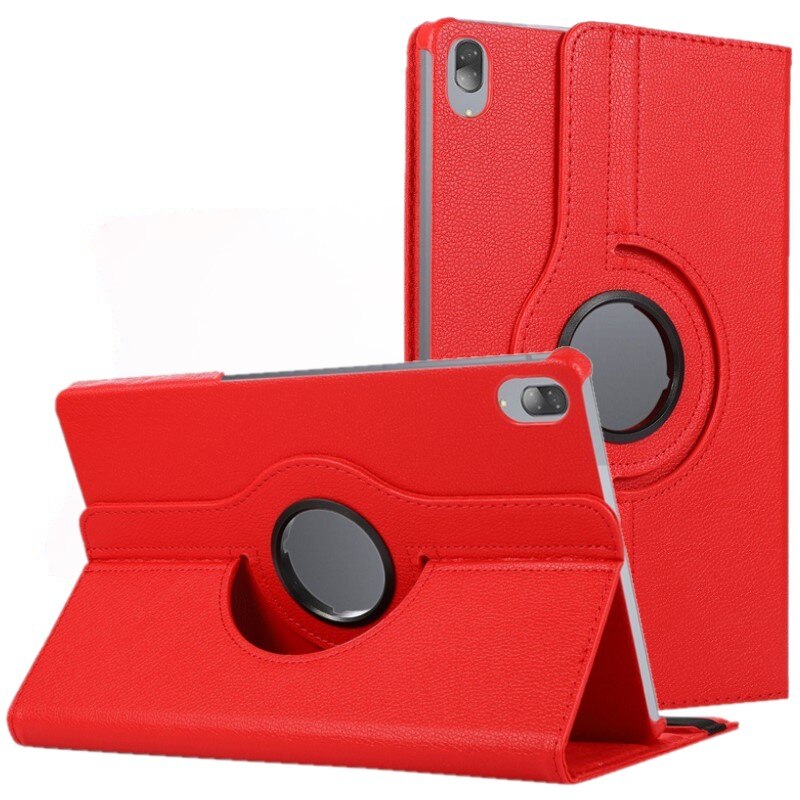 Husa compatibila cu Lenovo Tab P11/PLUS, Piele ecologica, Rosu