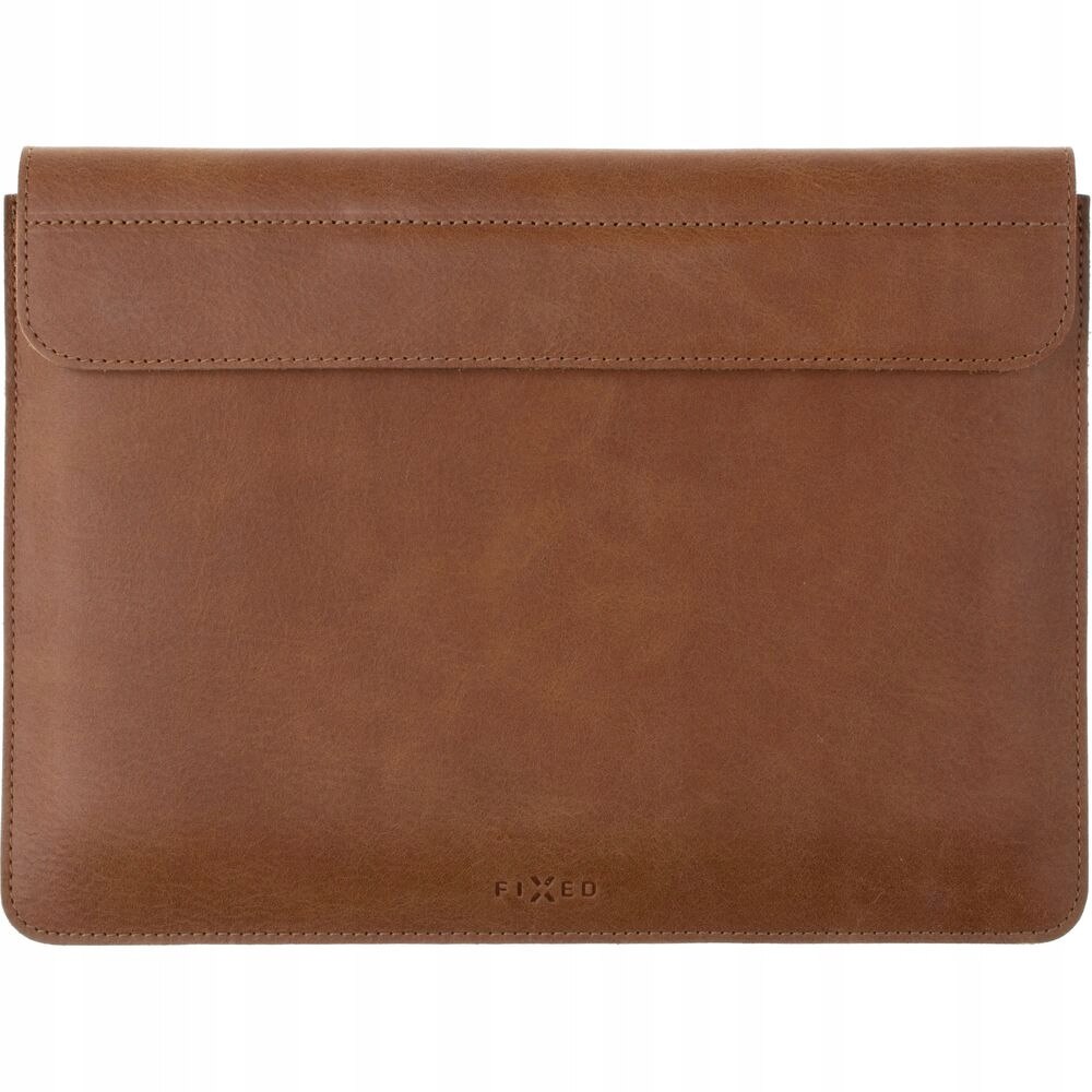 Husa pentru MacBook Air 13,6" 2022, Fixed, Piele naturala, Maro