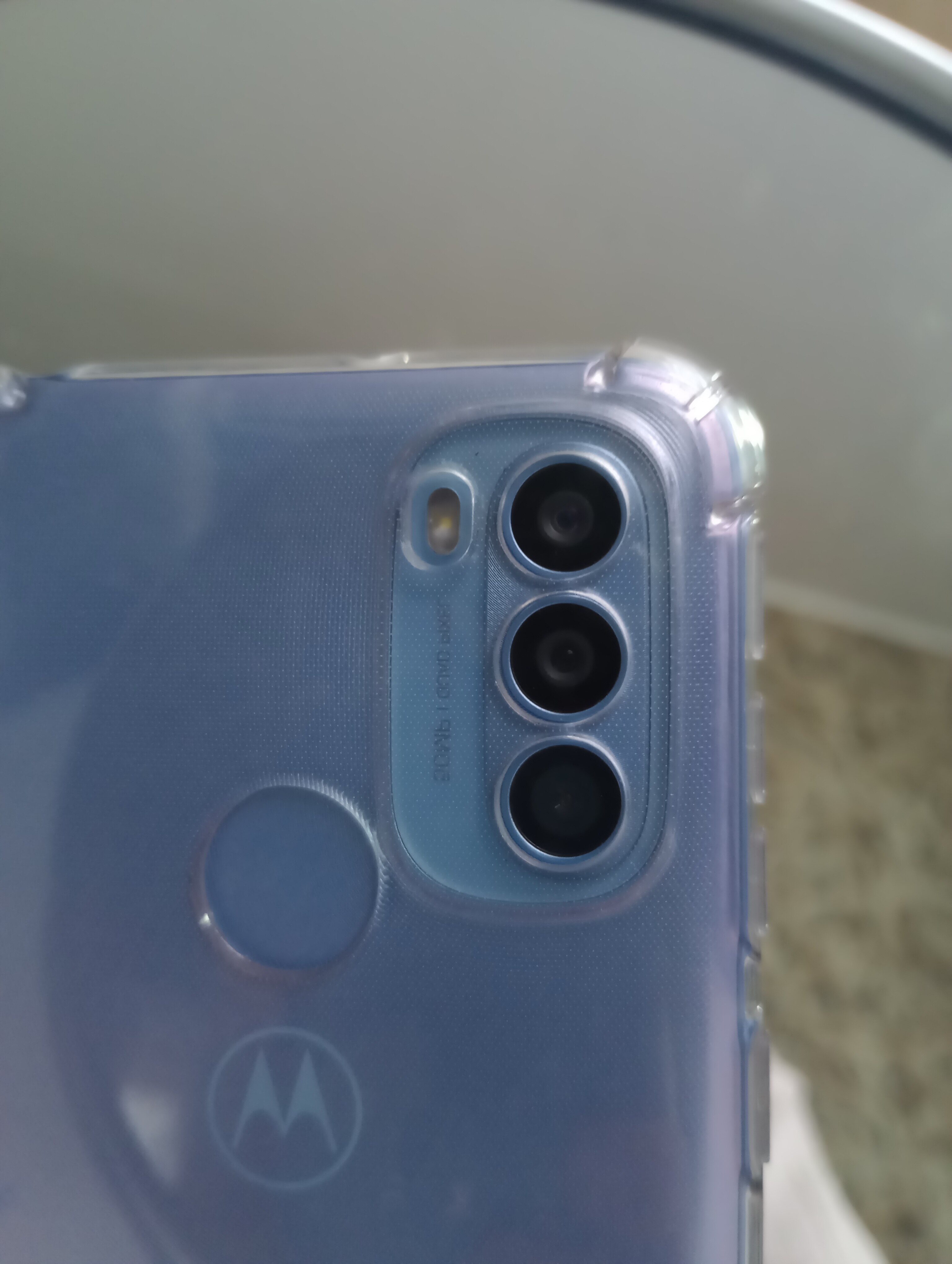Husa Antisoc compatibila cu Motorola Moto G31, Protectie Sporita, Silicon Slim, Crystal Clear