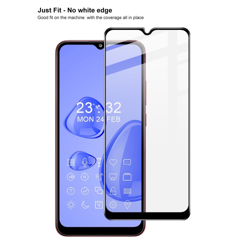 Folie Sticla Securizata Flippy, compatibila cu Samsung A02S, Negru