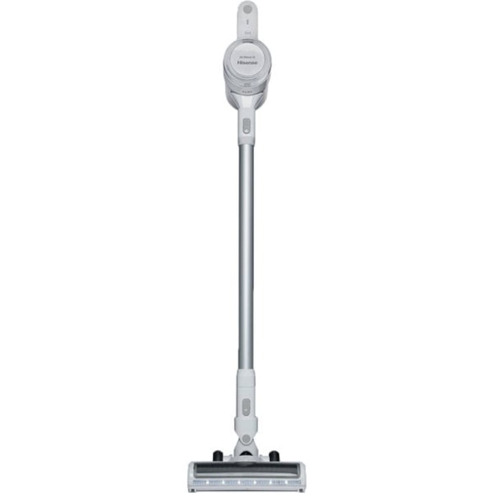 Aspirator Vertical HISENSE HI-MOVE III HVC6133W, 0.5l, 21.6V, Autonomie maxima 45 min, Alb-Argintiu